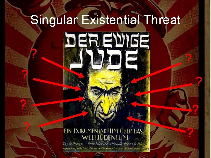 Singular Existential Threat ? ? ? ? ? 