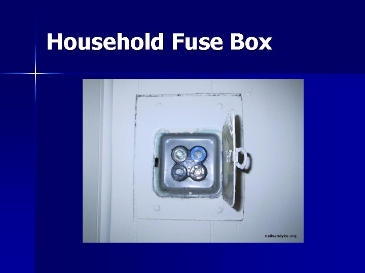 Household Fuse Box 