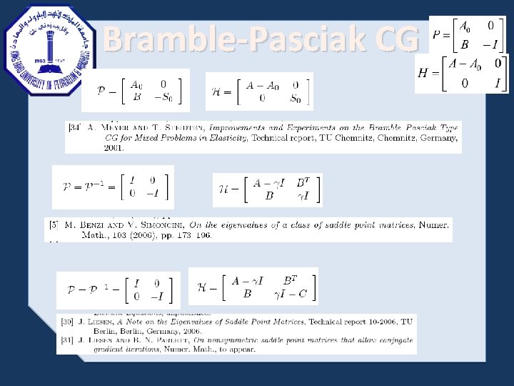 Bramble-Pasciak CG 