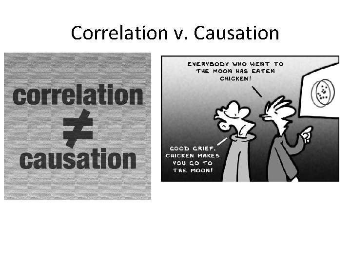 Correlation v. Causation 