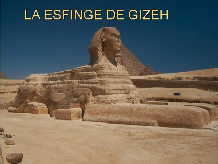 LA ESFINGE DE GIZEH 