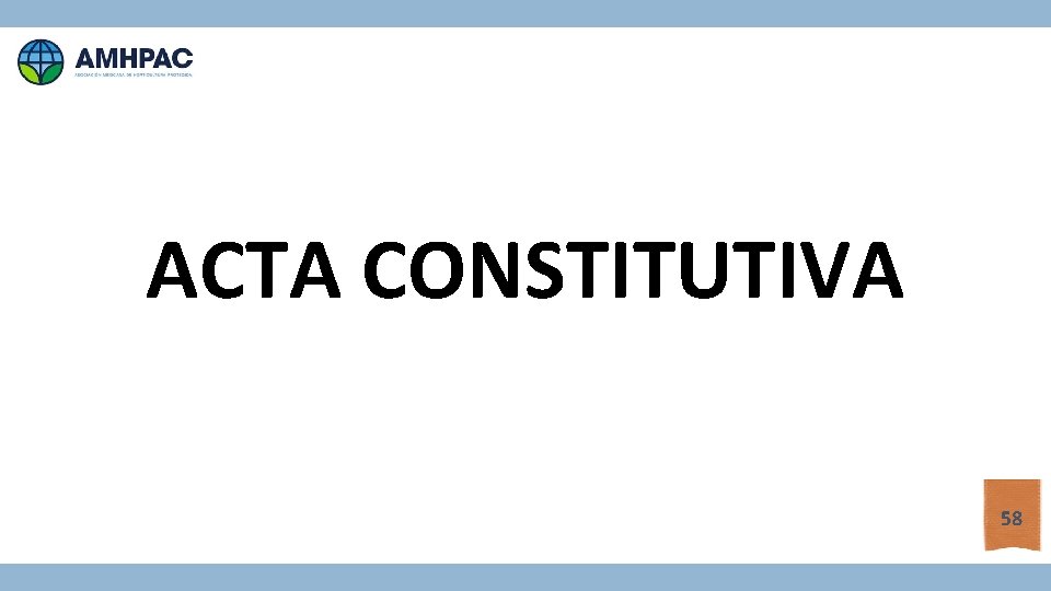 ACTA CONSTITUTIVA 58 