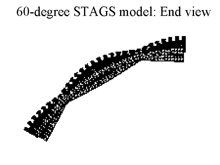 60 -degree STAGS model: End view 