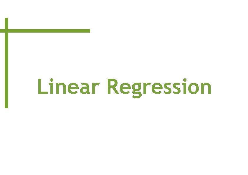 Linear Regression 