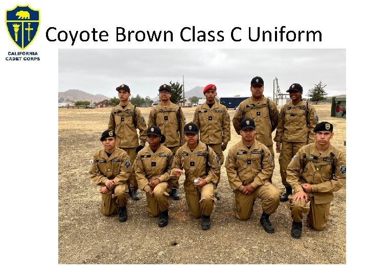 Coyote Brown Class C Uniform 