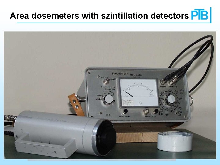 Area dosemeters with szintillation detectors 