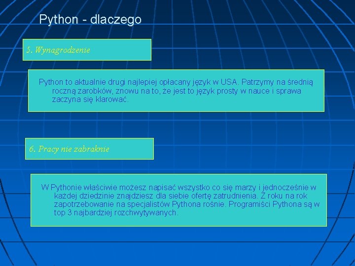 Python - dlaczego 5. Wynagrodzenie Python to aktualnie drugi najlepiej opłacany język w USA.