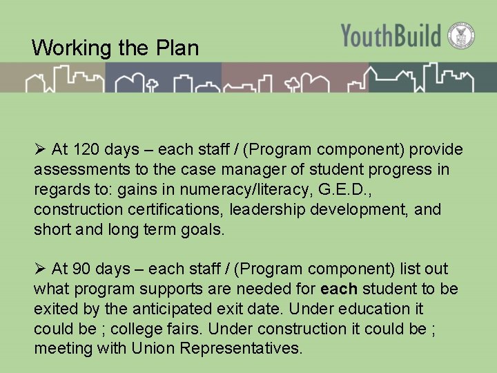 Post Program Placement Planning A Strategy to Assist