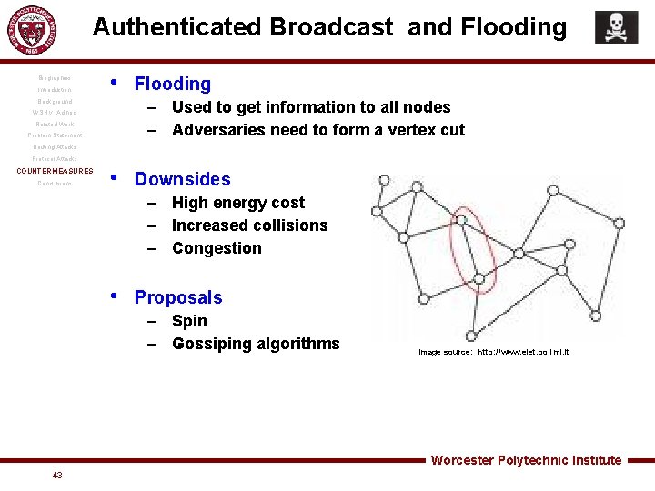 Authenticated Broadcast and Flooding Biographies Introduction • Background Flooding – Used to get information