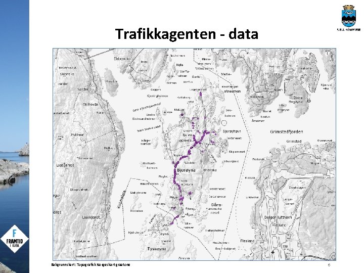 Trafikkagenten - data Bakgrunnskart: Topografisk Norgeskart graatone 6 