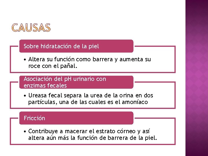 Sobre hidratación de la piel • Altera su función como barrera y aumenta su