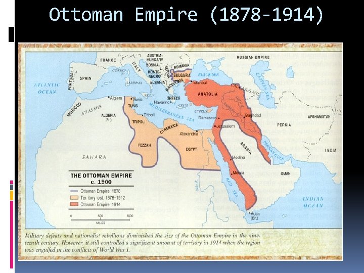 Ottoman Empire (1878 -1914) 