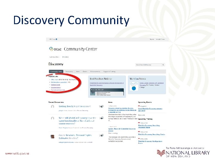 Discovery Community 