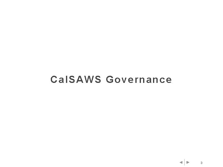 Cal. SAWS Governance 3 