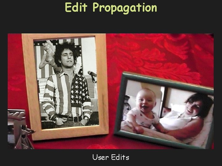 Edit Propagation User Edits 