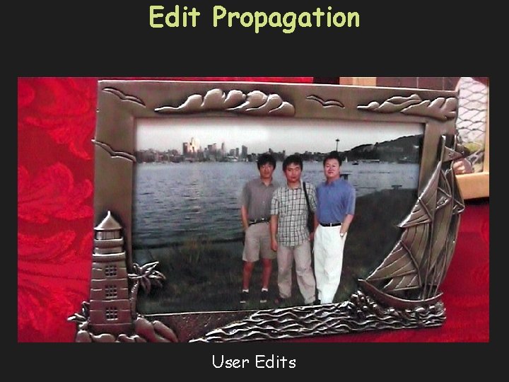 Edit Propagation User Edits 