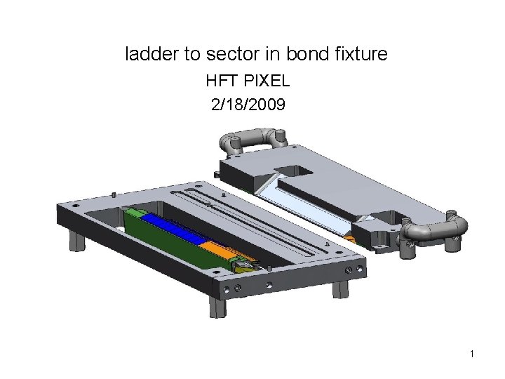 ladder to sector in bond fixture HFT PIXEL 2/18/2009 1 