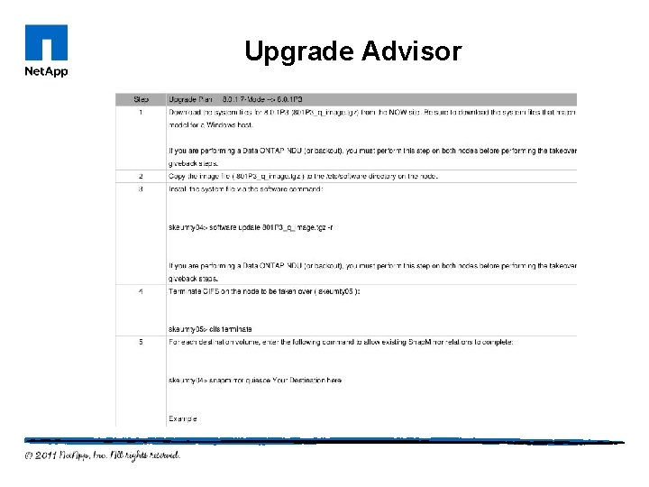 Upgrade Advisor 