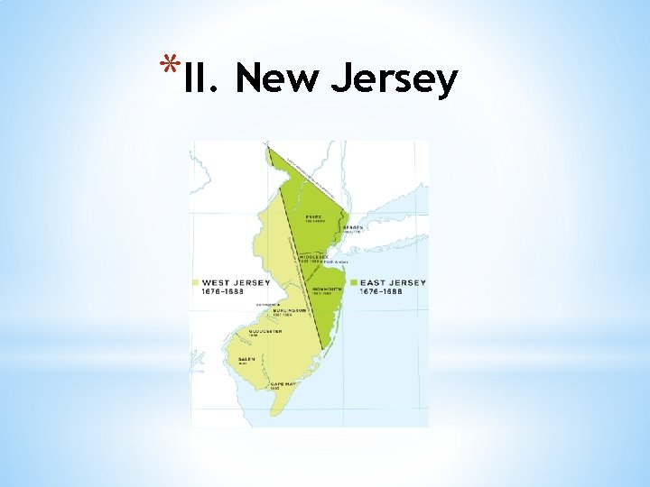 *II. New Jersey 