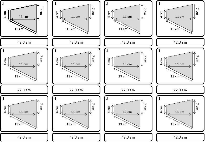 11 cm 7 cm 4 cm J 13 cm 42. 3 cm 42. 3