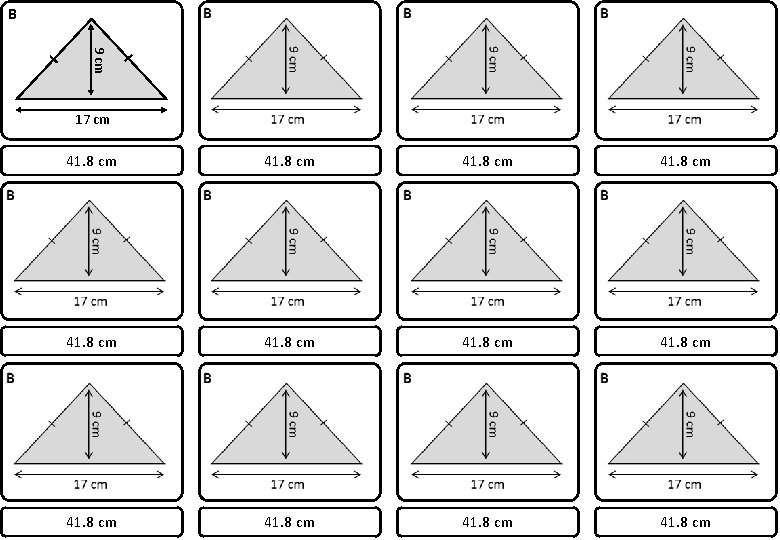 B 9 cm 17 cm 41. 8 cm 41. 8 cm 