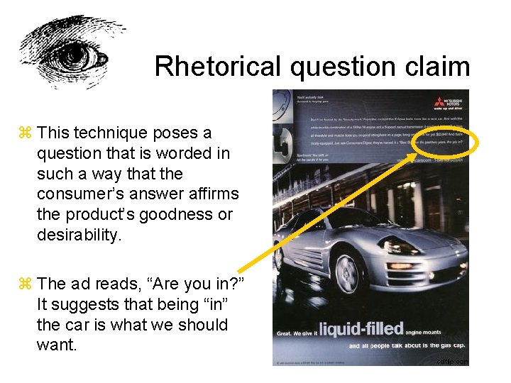 Recognizing Appeals and Claims z Adapted from Understanding