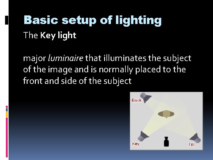 LIGHT AND LIGHTING TECHNIQUES The Boy in the