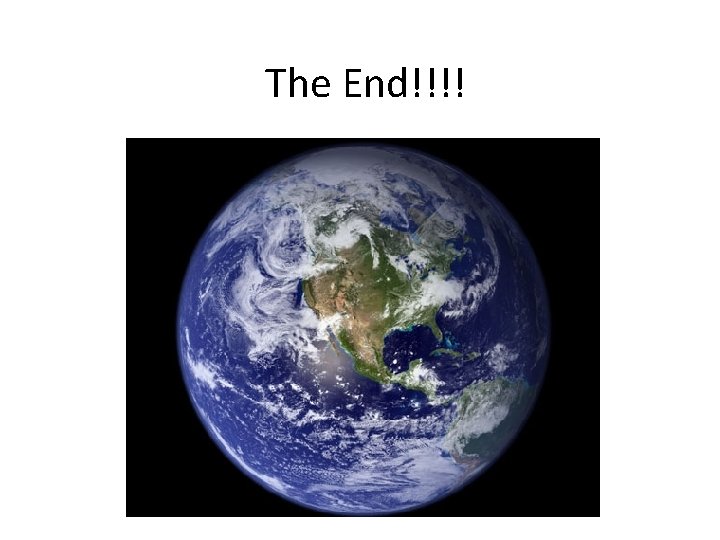 The End!!!! 