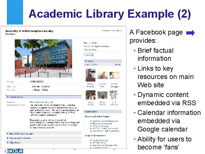 Technical Library Website Examples http www ukoln ac ukculturalheritageeventscilipcouncil2009 The Social Web