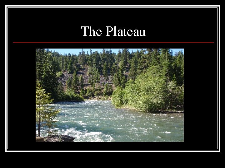 The Plateau 