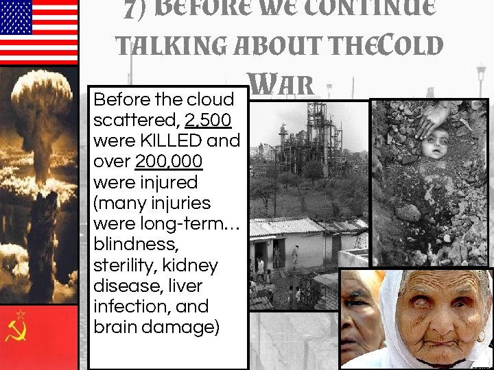7) BEFORE WE CONTINUE TALKING ABOUT THECOLD W AR Before the cloud scattered, 2, 7) BEFORE WE CONTINUE TALKING ABOUT THECOLD W AR Before the cloud scattered, 2,