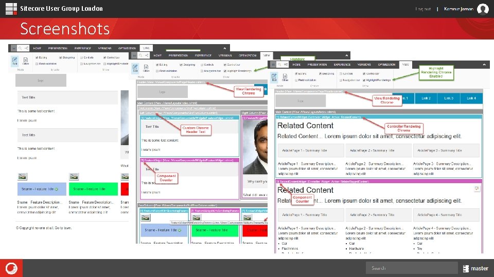 Sitecore User Group London Screenshots 