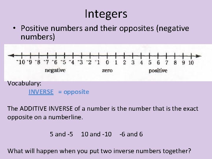 With your partner use a numberline to solve