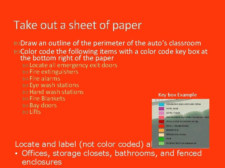Take out a sheet of paper Draw an outline of the perimeter of the Take out a sheet of paper Draw an outline of the perimeter of the