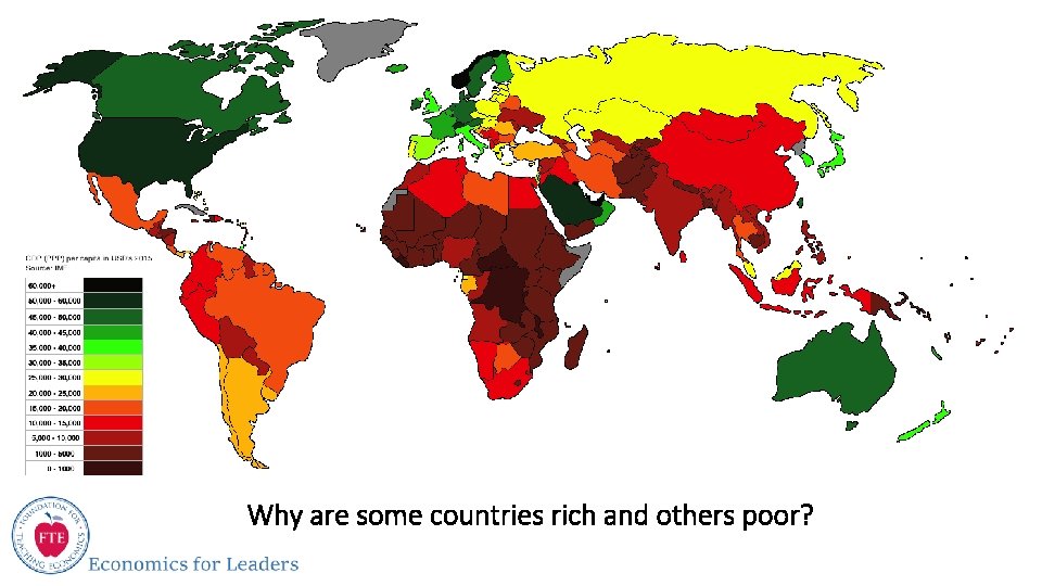 Low, Middle, & High Income Nations Why are some countries rich and others poor?
