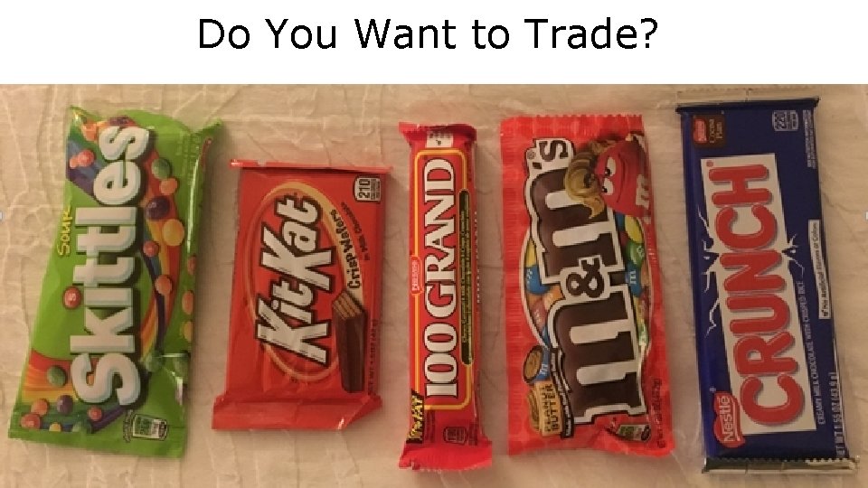 Do You Want to Trade? 