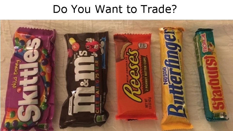 Do You Want to Trade? 