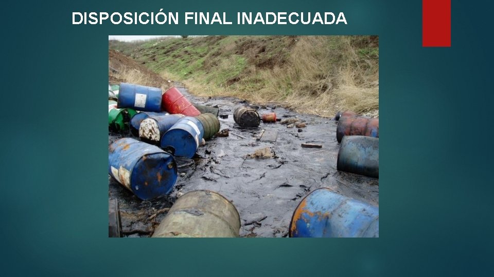 DISPOSICIÓN FINAL INADECUADA 