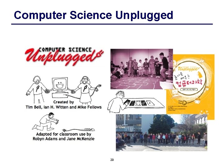 Computer Science Unplugged 29 
