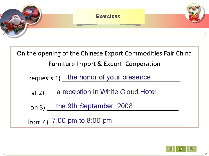 Exercises On the opening of the Chinese Export Commodities Fair China Furniture Import &