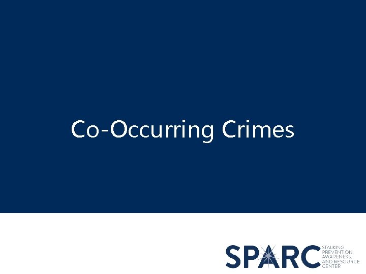 Co-Occurring Crimes 