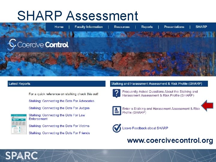 SHARP Assessment www. coercivecontrol. org 