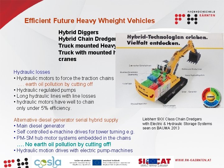 Efficient Future Heavy Wheight Vehicles Hybrid Diggers Hybrid Chain Dredger Truck mounted Heavy Cranes