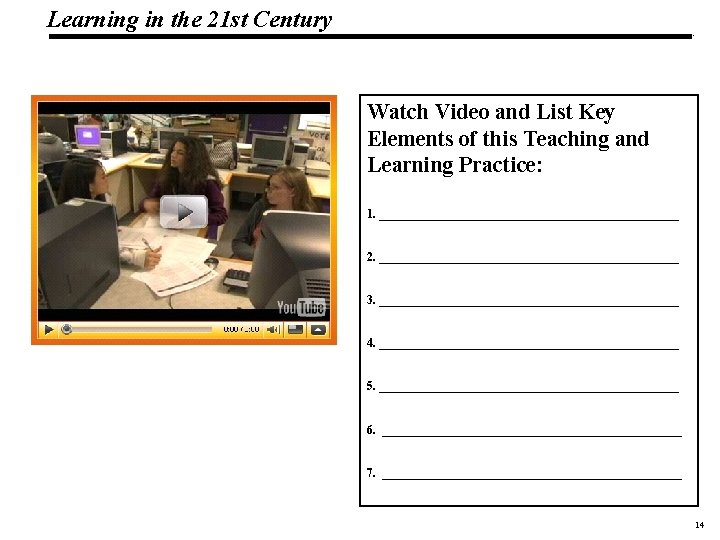 Learning in the 21 st Century 19 1083 _Macros Watch Video and List Key