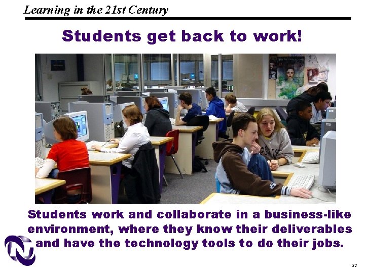 Learning in the 21 st Century 19 1083 _Macros Students get back to work!