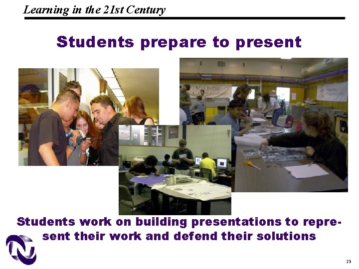 Learning in the 21 st Century 19 1083 _Macros Students prepare to present Students