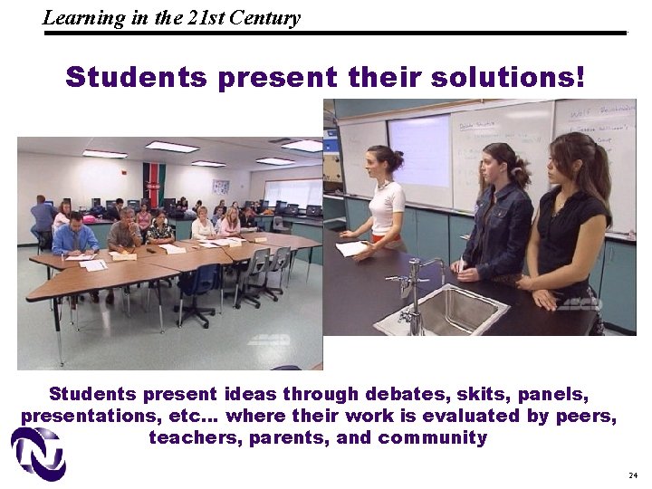 Learning in the 21 st Century 19 1083 _Macros Students present their solutions! Students