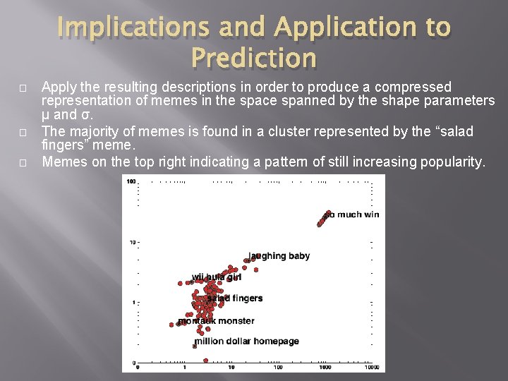 Implications and Application to Prediction � � � Apply the resulting descriptions in order