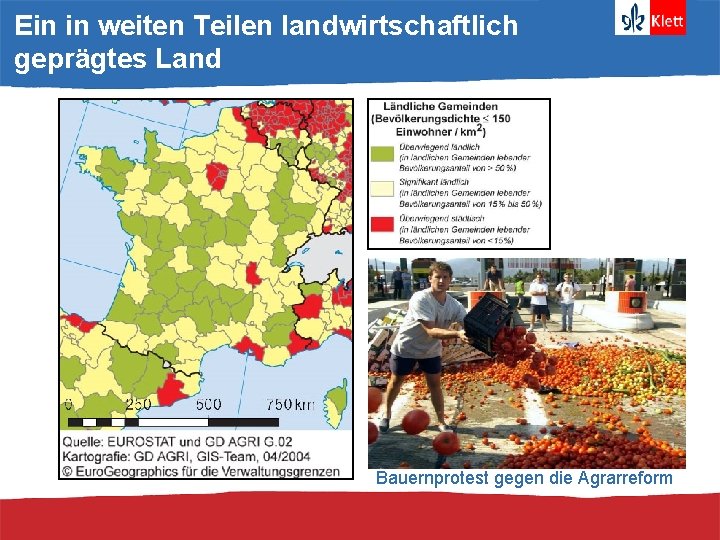 Ein in weiten Teilen landwirtschaftlich geprägtes Land Bauernprotest gegen die Agrarreform 