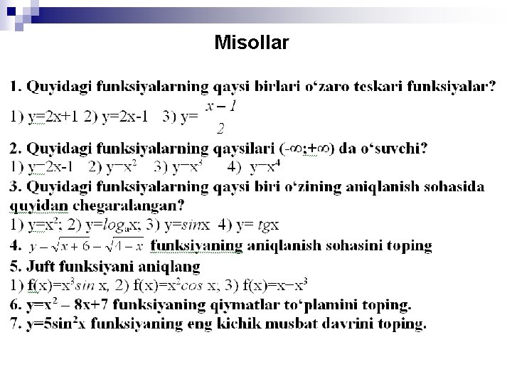 Misollar 